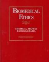 Biomedical ethics.