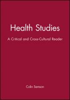 Health studies : a critical and cross-cultural reader /