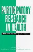 Participatory research in health : issues and experiences /