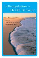 Self-regulation in health behavior /