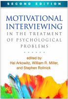 Motivational interviewing in the treatment of psychological problems /
