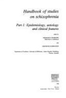 Handbook of studies on schizophrenia /