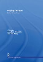 Doping in sport : global ethical issues /