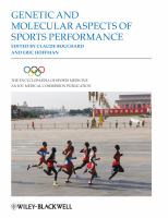 Genetic and molecular aspects of sport performance /