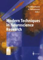 Modern techniques in neuroscience research /