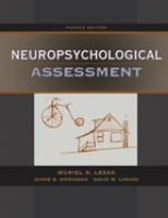 Neuropsychological assessment /