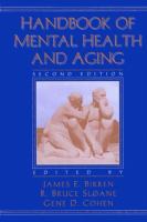 Handbook of mental health and aging /