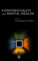 Confidentiality and mental health /