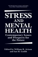 Stress and mental health : contemporary issues and prospects for the future /