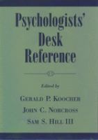 Psychologists' desk reference /