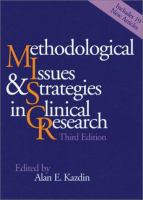 Methodological issues & strategies in clinical research /