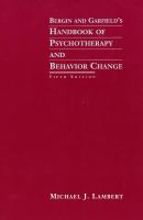 Bergin and Garfield's handbook of psychotherapy and behavior change.