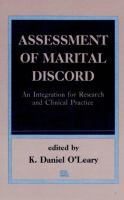Assessment of marital discord : an integration for research and clinical practice /