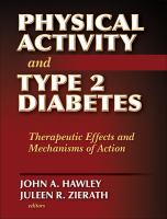 Physical activity and type 2 diabetes : therapeutic effects and mechanisms of action /