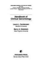 Handbook of clinical gerontology /