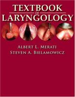 Textbook of laryngology /