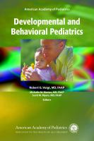 Developmental and behavioral pediatrics