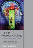 Child neuropsychology : concepts, theory, and practice /