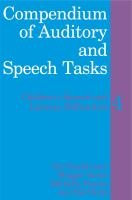 Compendium of auditory and speech tasks /