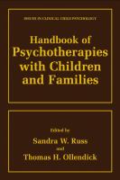 Handbook of psychotherapies with children and families /