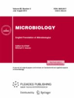 Microbiology : a translation of Mikrobiologiia.