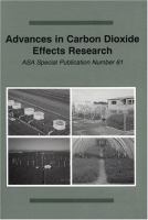 Advances in carbon dioxide effects research /