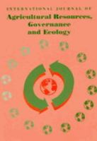 International journal of agricultural resources, governance and ecology.