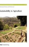 Sustainability in agriculture /