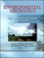 Environmental mechanics : water, mass, and energy transfer in biosphere /
