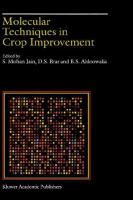 Molecular techniques in crop improvement /