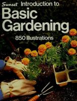 Sunset introduction to basic gardening /