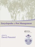 Encyclopedia of pest management /