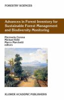 Advances in forest inventory for sustainable forest management and biodiversity monitoring /