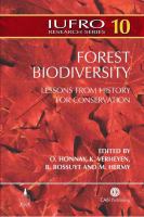 Forest biodiversity : lessons from history for conservation /