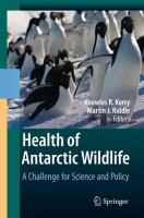 Health of Antarctic wildlife : a challenge for science and policy /