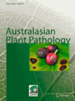 Australasian plant pathology.