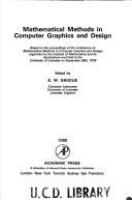 Mathematical methods in computer graphics and design /