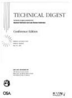 QELS 2001 : Quantum Electronics and Laser Science Conference : postconference technical digest /