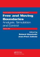 Free and moving boundaries : analysis, simulation, and control /