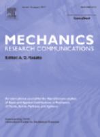 Mechanics research communications.