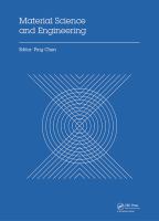 Material science and engineering /