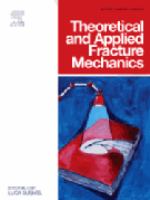 Theoretical and applied fracture mechanics.