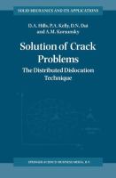 Solution of crack problems : the distributed disclocation technique /