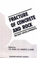 Fracture of concrete and rock : recent developments /