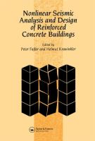 Nonlinear seismic analysis and design of reinforced concrete buildings /