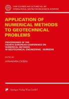 Application of numerical methods to geotechnical problems : proceedings of the fourth European conference on Numerical Methods in Geotechnical Engineering, NUMGE98, Udine, Italy, October 14-16, 1998 /