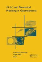 FLAC and numerical modeling in geomechanics : proceedings of the International FLAC Symposium on Numerical Modeling in Geomechanics, Minneapolis, Minnesota, USA, 1-3 September 1999 /