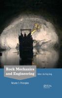 Rock mechanics and engineering /