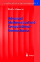 Advanced mathematical and computational geomechanics /