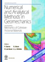 International journal for numerical and analytical methods in geomechanics.